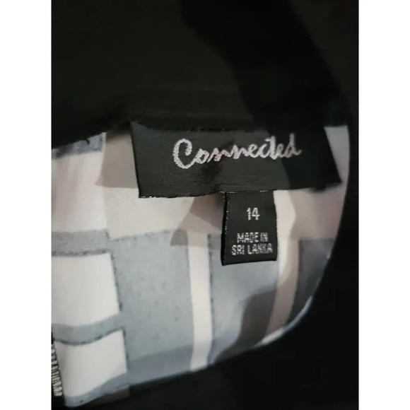 Connected Apparel women's multicolor sleeveless shift dress  - size 14 - Picture 7 of 8